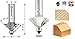 Amana Tool - 49416 Carbide Tipped Chamfer 60° x 2-1/2 Dia x 11/16 x 1/2