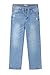 MZNBURAM Men's Stretch Regular Fit Straight-Leg Cotton Fashion Comfort Flex Waist Denim Pants Jeans (42, A#Light Tinted Indigo)