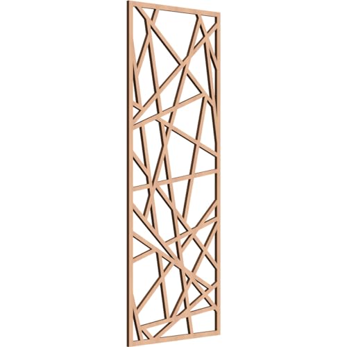 Image of Conway Decorative Pierced Fretwork Wood Wall Panels, 19 3 /8 inchW x 49 3 /8 inchH x 3 /8 inchT, Alder