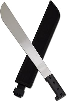 Snake Eye Tactical Machete, Full-Tang Fixed Blade with Sheath – Outdoor Camping, Hunting, Fishing & Survival Tool