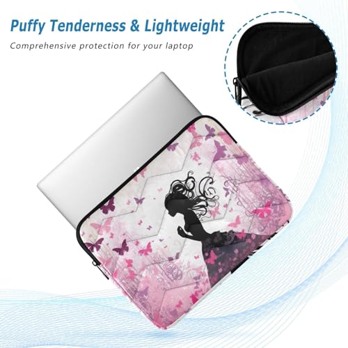 Funda para portátil de 13-14 pulgadas Butterfly Girl miniatura 5