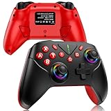 Switch2 コントローラーWJH、無線接続、 1000mAh大容量バッテリー、 ジャイロセンサー搭載、 背面ボタン付き、 HD振動4段階調整、 Switch/PC/スマートフォン対応