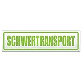 Kiwistar - Autoaufkleber - Schwertransport - Hinweis Aufkleber Sticker für Auto, Kfz, Fahrrad, PKW, LKW