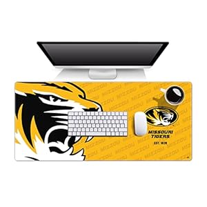 YouTheFan NCAA Missouri Tigers Logo Series Desk Pad