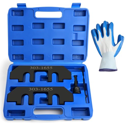 Uprimu 303-1655 Camshaft Holding Tool Kit Compatible with Ford 3.5L EcoBoost Upgraded GT F-150 Expedition Lincoln Navigator, Timing Alignment Holder Tool with Cylinder Head Screw Removal Socket