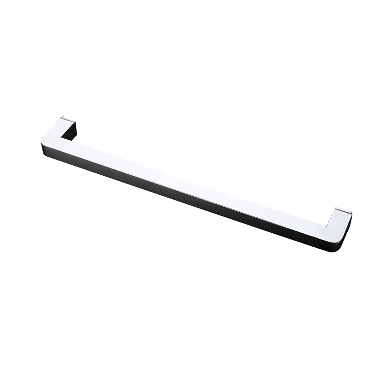 Poignée de porte de salle de bain pour porte en verre, poignée de porte en verre finition chromée, remplacement du bouton de porte/440 mm