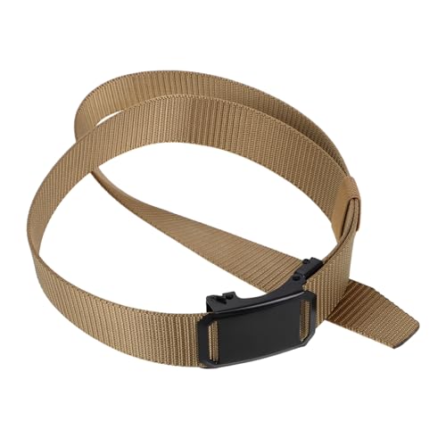 Happyyami Utility Belt for Men Military Style Ratchet Belt Automatic Buckle for Students Outdoor Sports Casual Wear