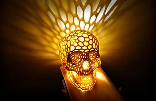 Skull Table lamp , Night lamp || voronoi Style || Height - 10 cm