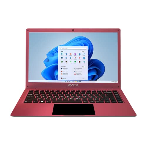 Image of AVITA SATUS S111 NU14A1INC43PN-SR 14.1 FHD (35.81cms) Laptop (Intel Celeron N4020 /4GB /128GB SSD /FHD Display /Windows 11 Home /Intel UHD Graphics), Sugar Red