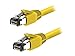 Nippon Labs Cat8 RJ45 10FT Ethernet Patch Internet Network LAN Cable, Indoor/Outdoor, 24AWG Shielded Latest 40Gbps 2000Mhz, Weatherproof S/FTP for Router, PS4, PS5, Xbox, PoE, Switch, Modem (Yellow)