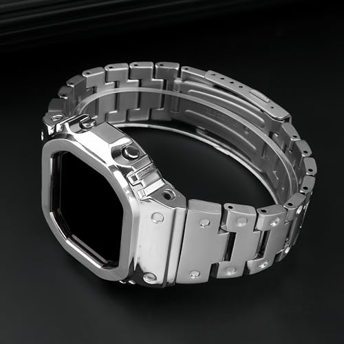 Cadre modification DW5610 boîtier montre acier inoxydable G-Shock - 6