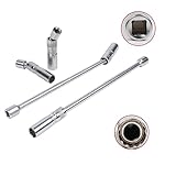 4 Dados para Bujías de 3/8" -- Incluye 2 dados para bujías (14 mm y 16 mm) y 2 dados para bujías (14 mm y 16 mm) con extensión. Los enchufes de bujía largos y cortos pueden satisfacer sus necesidades en diferentes escenarios.