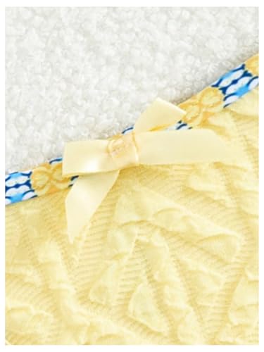 WDIRARA Women's 2 Piece Bowknot Triangle Bikini Set Textured Bathing Suit Cute Swimsuit4