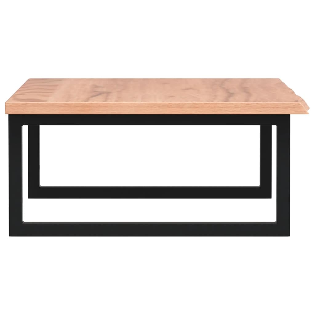 Moderno lavabo flotante para baño, 80 x 50 cm, roble macizo con soporte de acero, diseño elegante para baño y cocina y solución de muebles resistentes