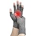 Psytfei Half Finger Gloves 1 Pair Compression Arthritis Gloves Half Finger Bike Bicycle Gloves Work Gloves Fingerless Gloves for Women Men(M-grey)