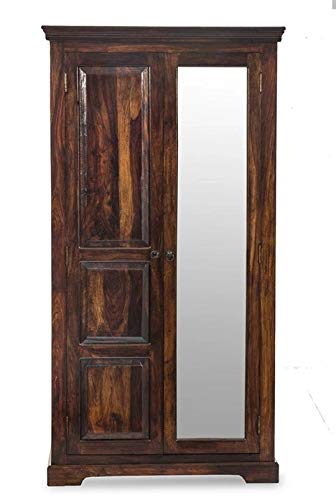 Image of Sheesham Solid Wood Jaipur Storage Wardrobe