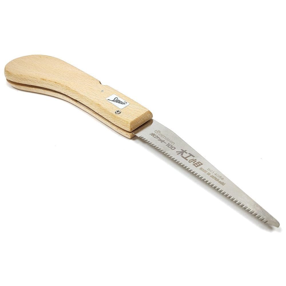 ZHC-4 Japanese Fine Cut Pull Saw 100mm – Compact Folding Woodworking Saw
