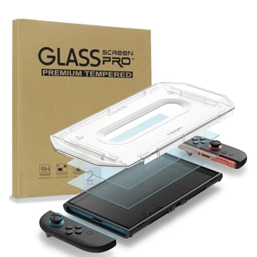 Nordquest (ノードクエスト) 強化ガラス スクリーンプロテクター Nintendo Switch 2 (2025) 用 - 2枚パック 傷防止 指紋防止 EZ FIT取り付け ゲーム/旅行/家族での使用に