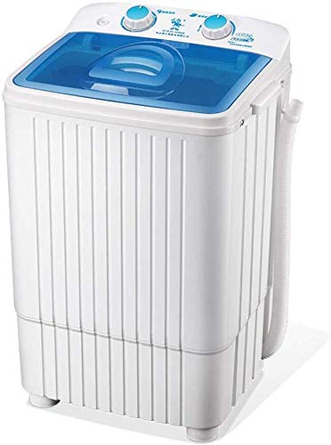 QUZHCP Tragbare Waschmaschine, Halbautomatische Waschmaschine, Portable 4.5kg Kapazität Waschmaschine Spin, Visible Klarsichtdeckel Cover