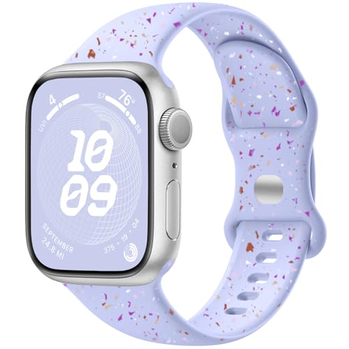 Bracelet de sport premium en silicone doux compatible Apple Watch haute résistance