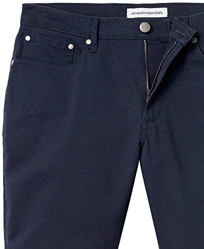 Image of Amazon Essentials Men's Straight-Fit 9 inch Inseam Stretch Cotton Twill 5-Pocket Shorts