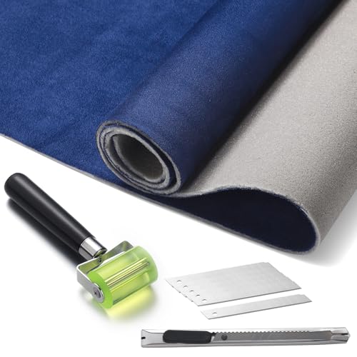 Tissu en daim pour ciel de toit de voiture avec rouleau de couture et couteau de découpe