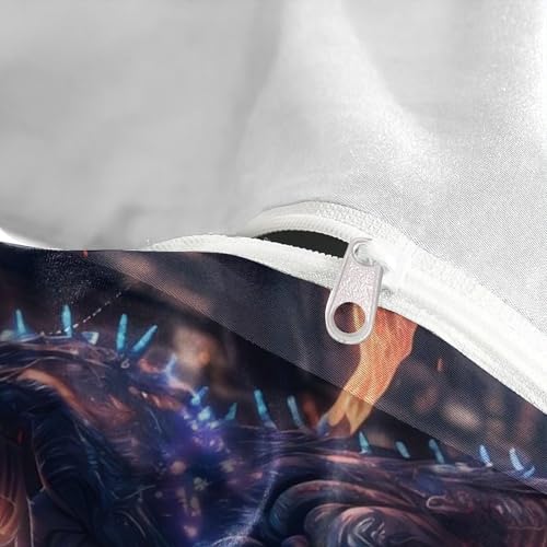 Linge de lit lion 3D microfibre de qualité supérieure 260x220 - 8