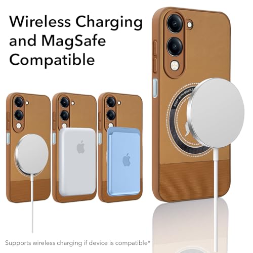 Jkobi PU Leather Vivo Y19 Case Brown - Image 4