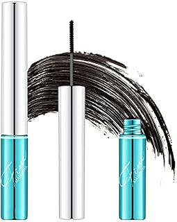 Waterproof Mascara for Fine Short Eyelash,Long Lasting Curling Mascara Intense Lengthening Mascara Black Voluminous Eyelash Mascara No Smudging No Clumping