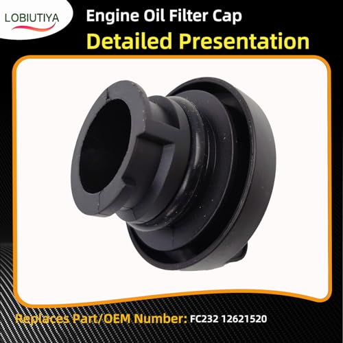 LOBIUTIYA 12621520 Engine Oil Fill Cap Compatible with GM Pontiac Saturn Chevrolet Buick GMC 2.0L / 2.4L OE# FC232 12621520 Engine Oil Filler Cap - Thumbnail 3