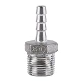 El conector de la cola de la manguera se hacen del acero inoxidable 304 de la alta calidad, de la herrumbre y de la larga vida de servicio