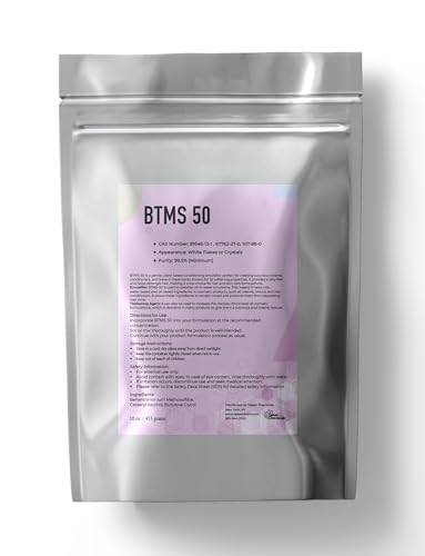 Talsen Chemicals BTMS 50 Conditioning Emulsifier (16 Oz / 453 grams) BTMS-50 For DIY Hair Conditioners