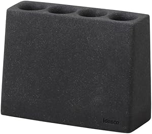 ideaco コンパクト傘立て slim2 stone sand black