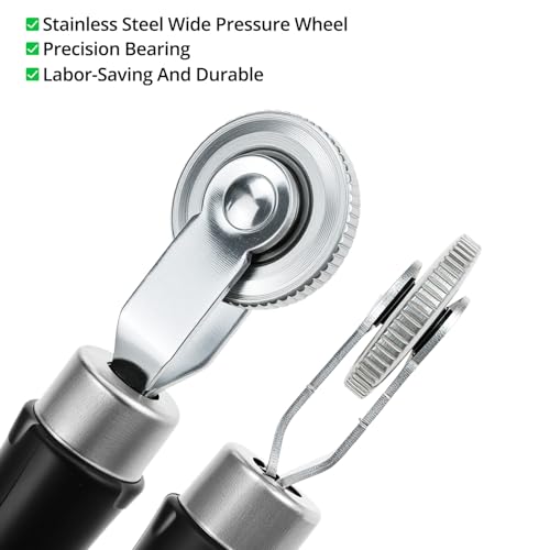 QWORK® 3 Stück Andrückrollen Set, Silikon Rolle & Andrückwalze, Sound Deadening Roller, für Kantenumleimer und Reifenreparatur