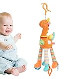 Generico Juguetes de cochecito – Peluche para asiento de coche para niños | Peluche sensorial para asiento de coche, viajes y cuna