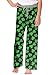 Kids St Patricks Pant Girls Clover Irish Casual Green Jogger Bottom Elastic Waist Lounge Pants 11-12 Years