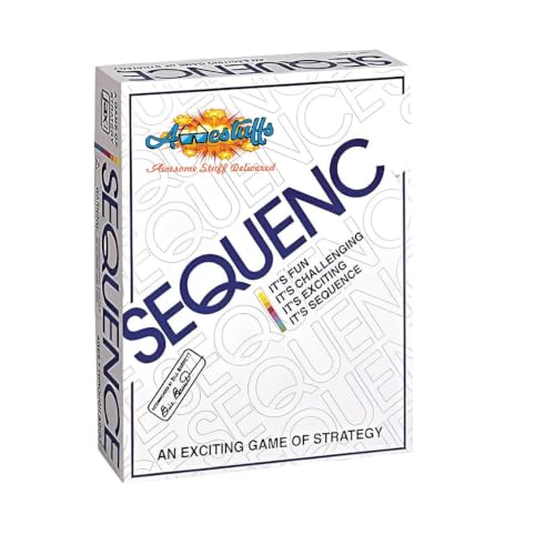 Image of Awestuffs Family Board Games for Adults and Kids - Strategy Game, Card Game, Educational Game, 2 to 12 Players, Gift Set for Kid, Ages 7+Year