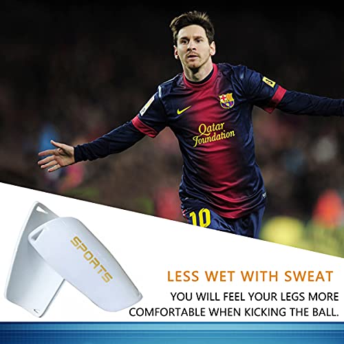 Soccer Shin Guards For Kids Youth, Shin Guard And Shin Guard Sleeves For Boys And Girls For Football Games Eva Cushion Protection Reduce Shocks And Injuries White S #TOP5