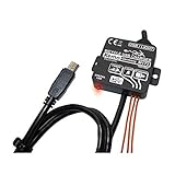 Maße: ca. 40 x 40 x 12 mm (ohne Schalter und Befestigungslaschen)