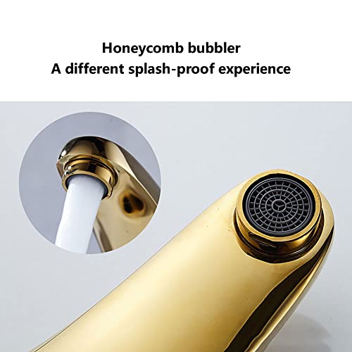 Grifo de cobre con sensor para lavabos modernos 5