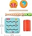 Fisher-Price Wood Toddler Toys Ocean Musical Instruments Set, 6 Wooden Pieces for Creative Play Preschool Kids Ages 2+ Years