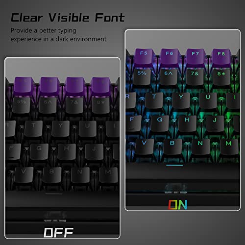 Image of Womier Pudding Keycaps - PBT Shine Through Keycaps