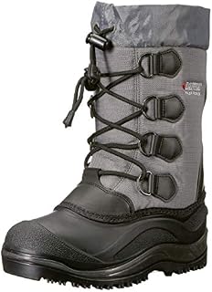 Baffin Unisex-Kid's SNOWPACK Snow Boot, Grey, 2 Youth US Little Kid