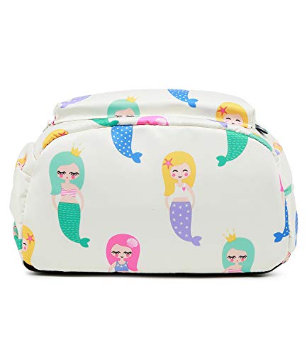 Abshoo Little Kids Mermaid Toddler Backpacks For Girls Preschool Backpack With Chest Strap (Mermaid Beige) #TOP3