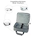 doksmeria Projector Carrying Case, Projector Bag with Accessories Storage Pockets & Adjustable Shoulder Straps, Portable Carrying Bag Compatible with Epson BenQ ViewSonic and Most Mini Projectors