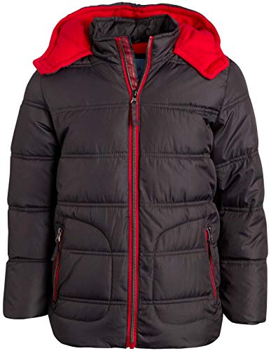 Wippette Boys\' 2-Piece Heavyweight Snowsuit with Puffer Jacket and Snow Bib Pants, Size 3T, Charcoal Camo