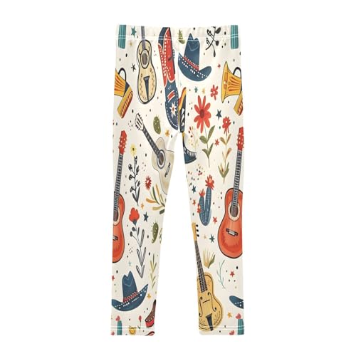 Toddler Girls Leggings Printed Yoga Pants Leggings Cowboy Boot for Kids2