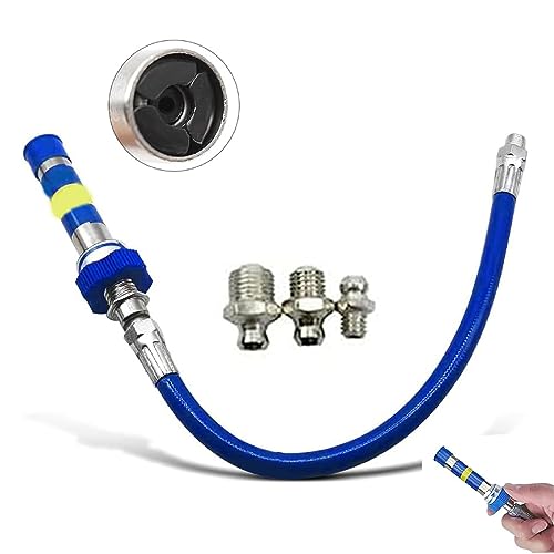 SXAOZYRS High Pressure Grease Coupler, Heavy-Duty Grease Coupling Fittings Extension, Quick Lock and Release Grease Gun Tip Adapter, Heavy-Duty Grease Gun Coupler Fits All Grease Guns