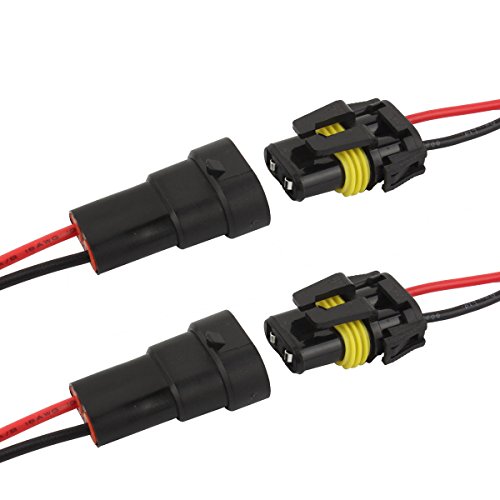 TOMALL 9005 9006 Socket for Lights Blub Replacement Male Female Wiring Harness Connector
