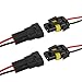 TOMALL 9005 9006 Socket for Headlights Fog Lights Replacement Male Female Wiring Harness Connector